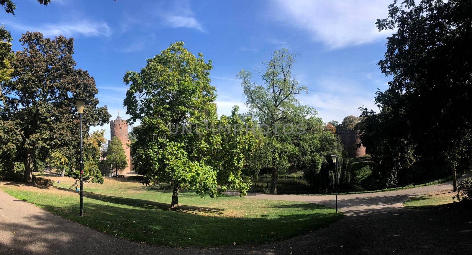 Panorama from the Kronenburgerpark in Nijmegen  by traveltelly