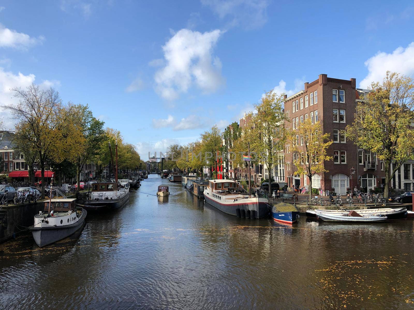 Canal in Amsterdam, The Netherlands