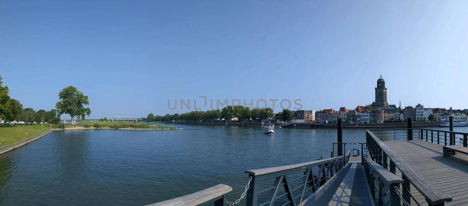 Skyline of Deventer in The Netherlands