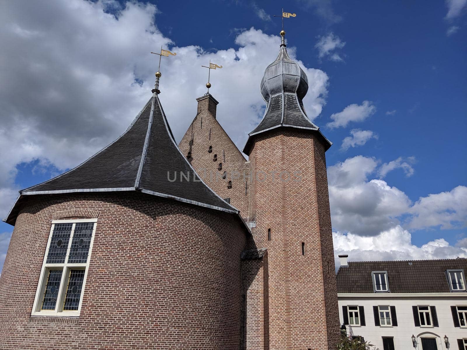 Close up from Coevorden Castle in Drenthe, The Netherlands