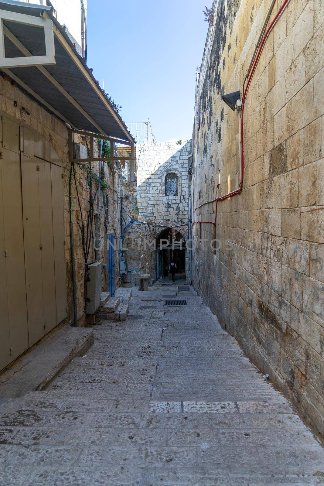 Jerusalem Old City street by javax