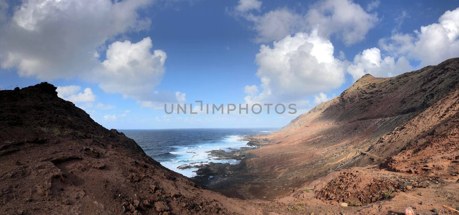 Panorama from the coast of La Isleta, Gran Canaria