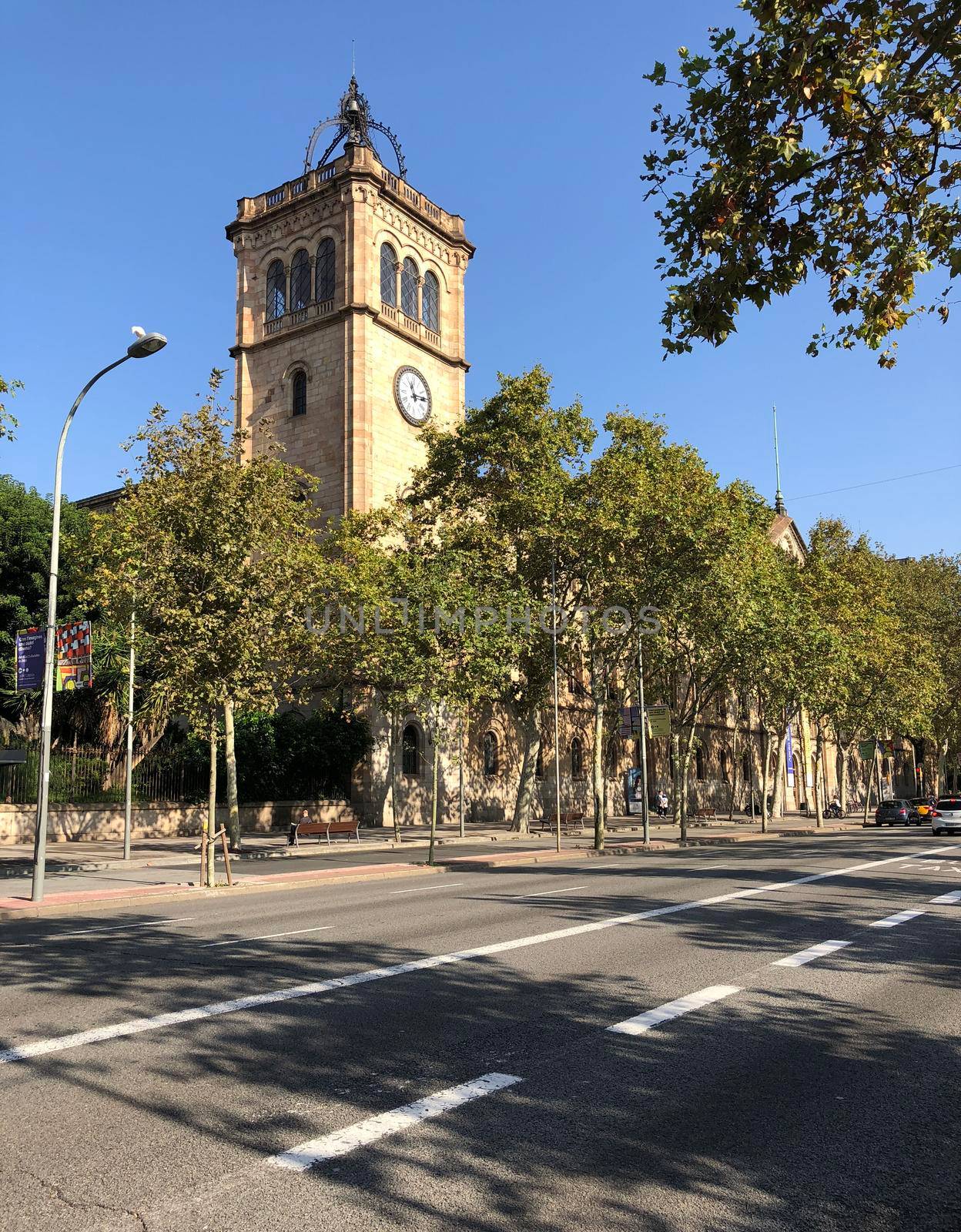 Tower of the university of barcelona, Spain