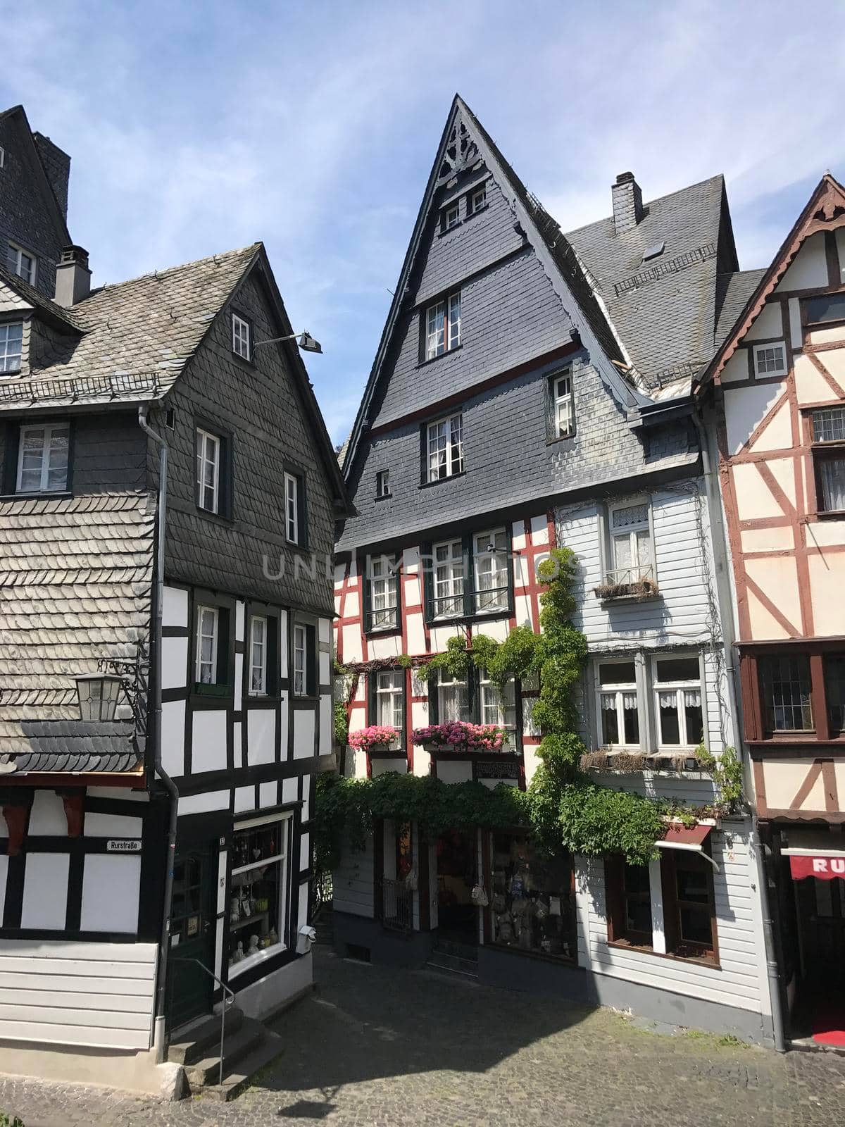 Timberframe houses in Monschau by traveltelly