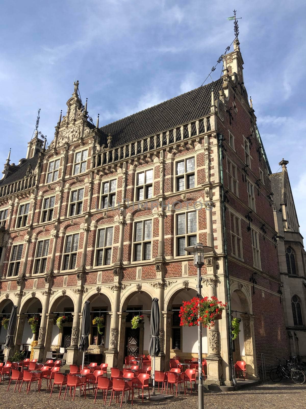 Old city hall in Bocholt by traveltelly