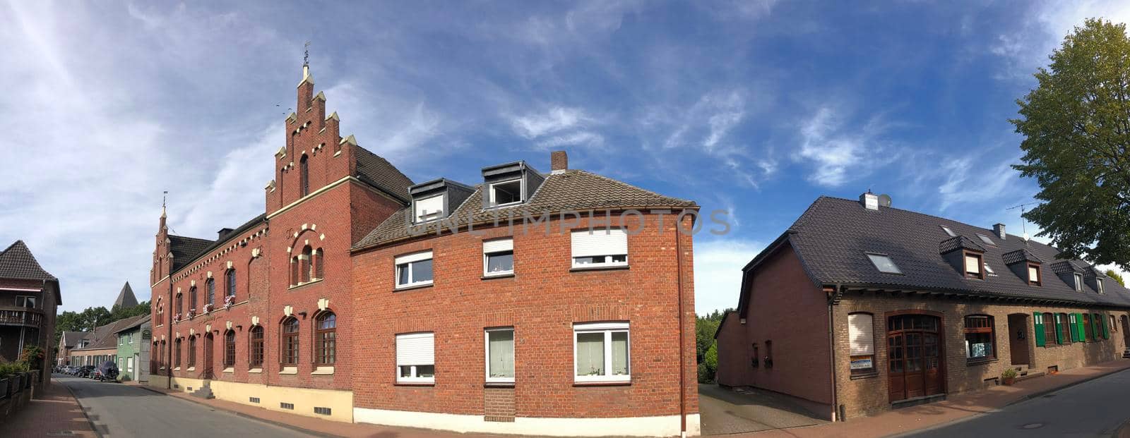 Panorama from a street in Ringenberg, Germany
