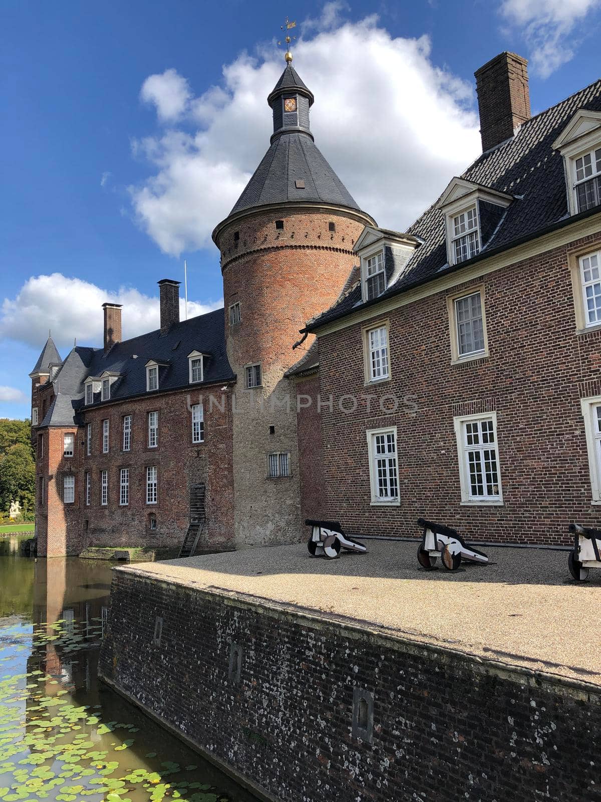 Wasserburg Anholt castle in Munsterland, Germany