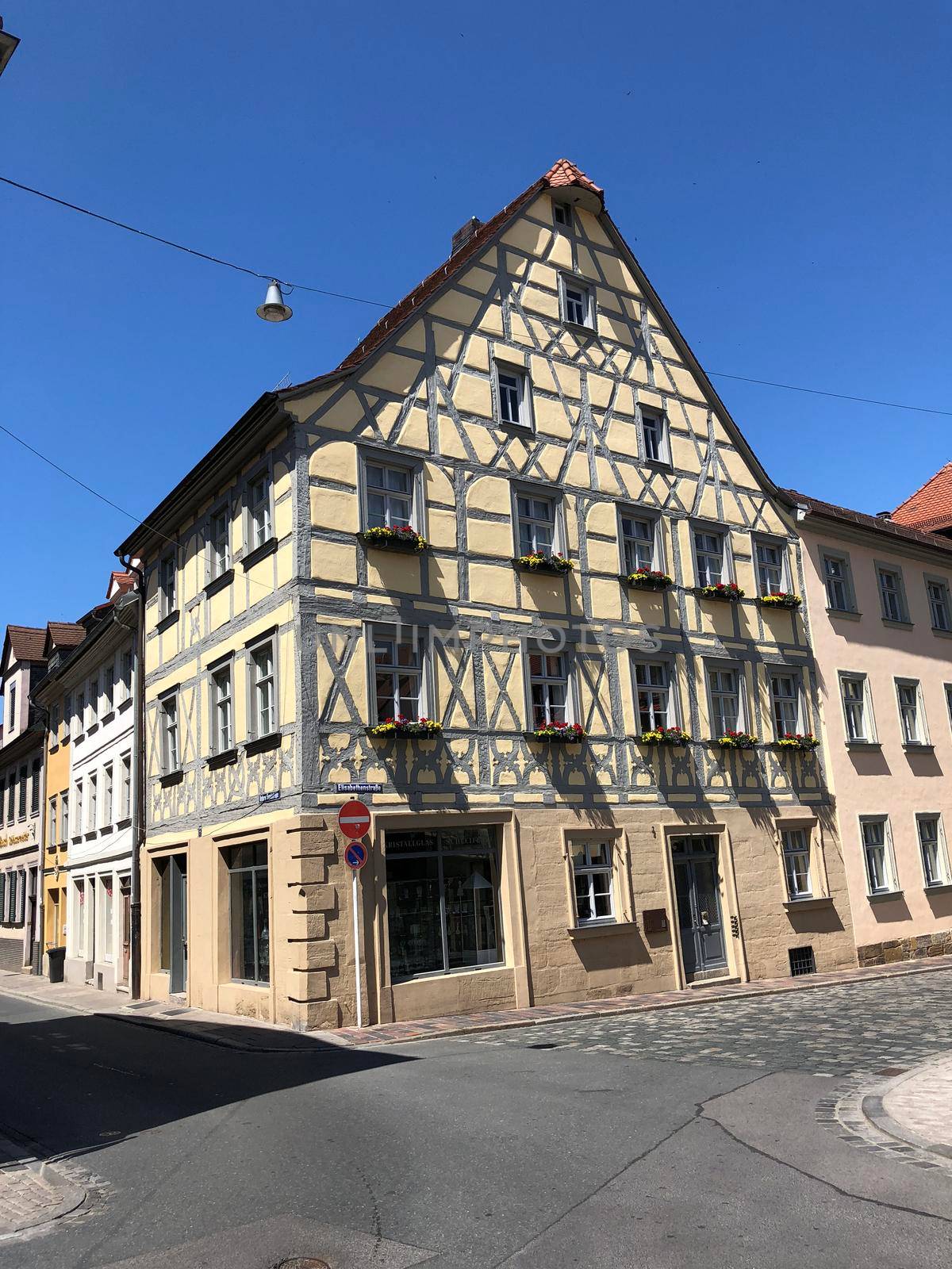 Timber frame houses in Bamberg Germany