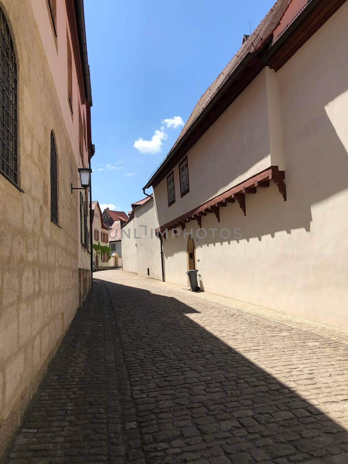 Street in the old town of Bamberg, Germany

