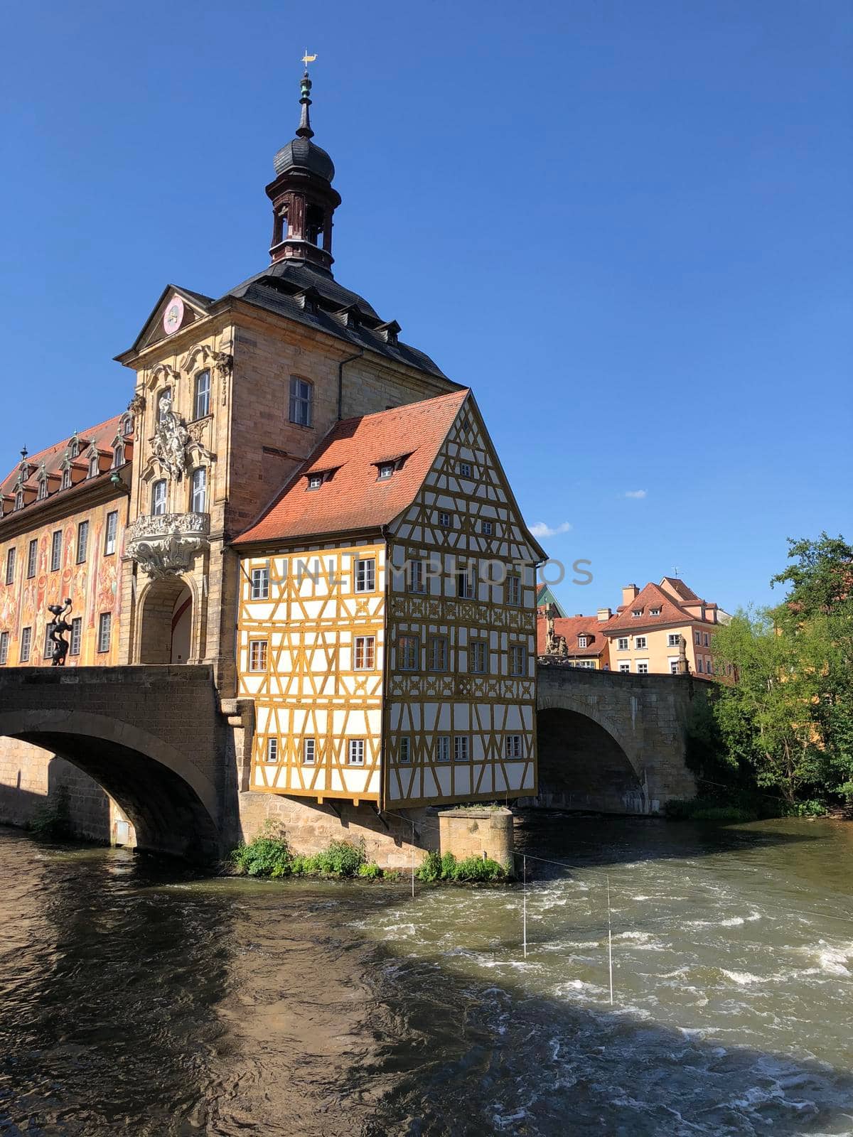 The old city hall in Bamberg Germany