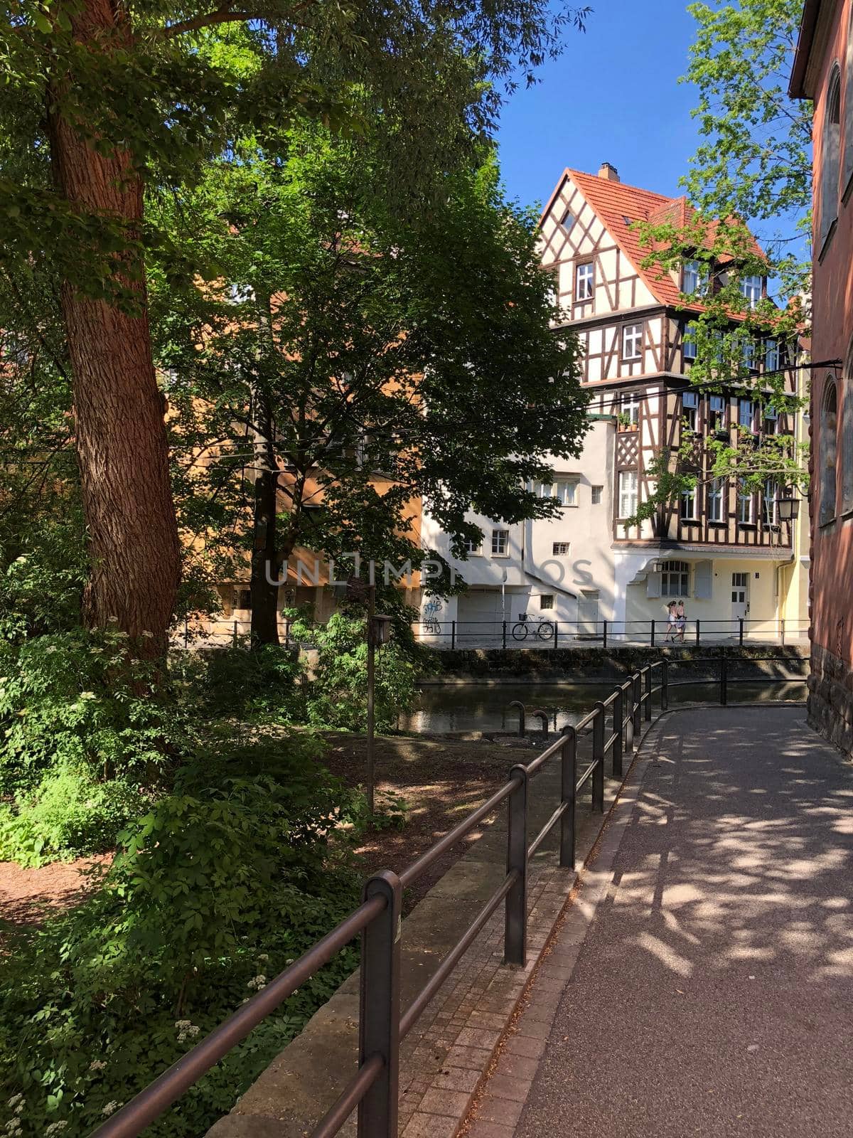 Architecture in the odl town of Bamberg by traveltelly