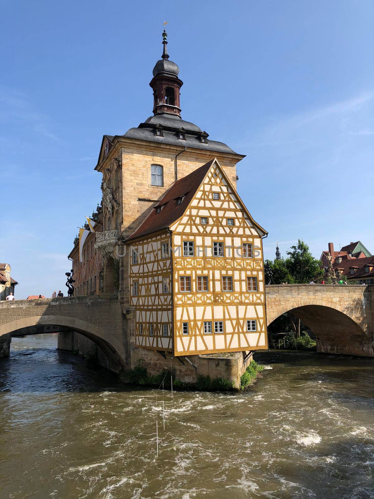 The old town hall in Bamberg Germany