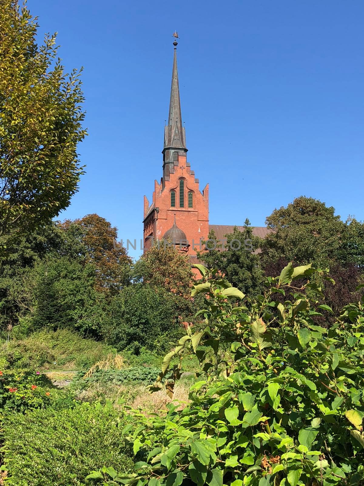 Maria Meeresstern Catholic Church on Borkum island in Germany