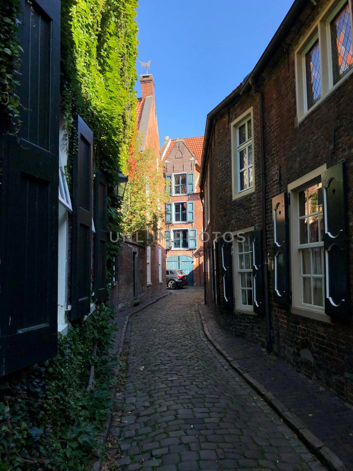 Architecture in the old town of Leer, Germany