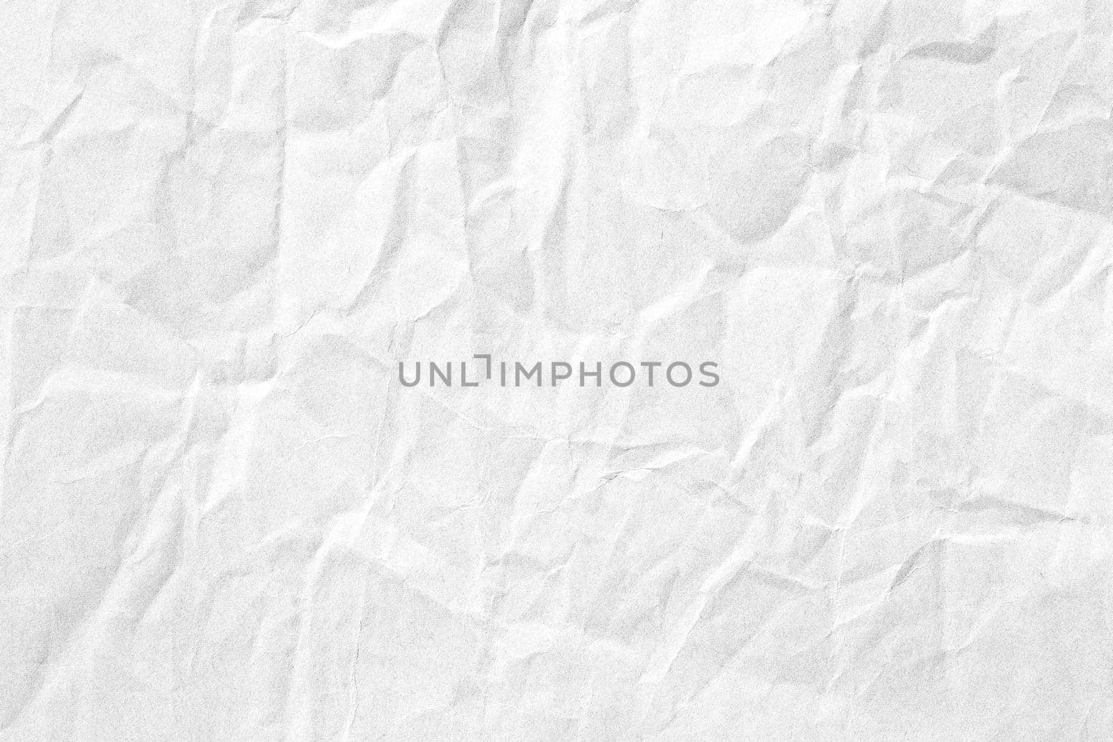 Crumpled white paper background texture
