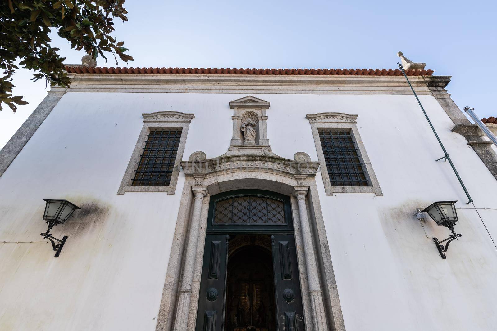 Architectural detail of the Church of Mercy in Esposende, Portugal by AtlanticEUROSTOXX