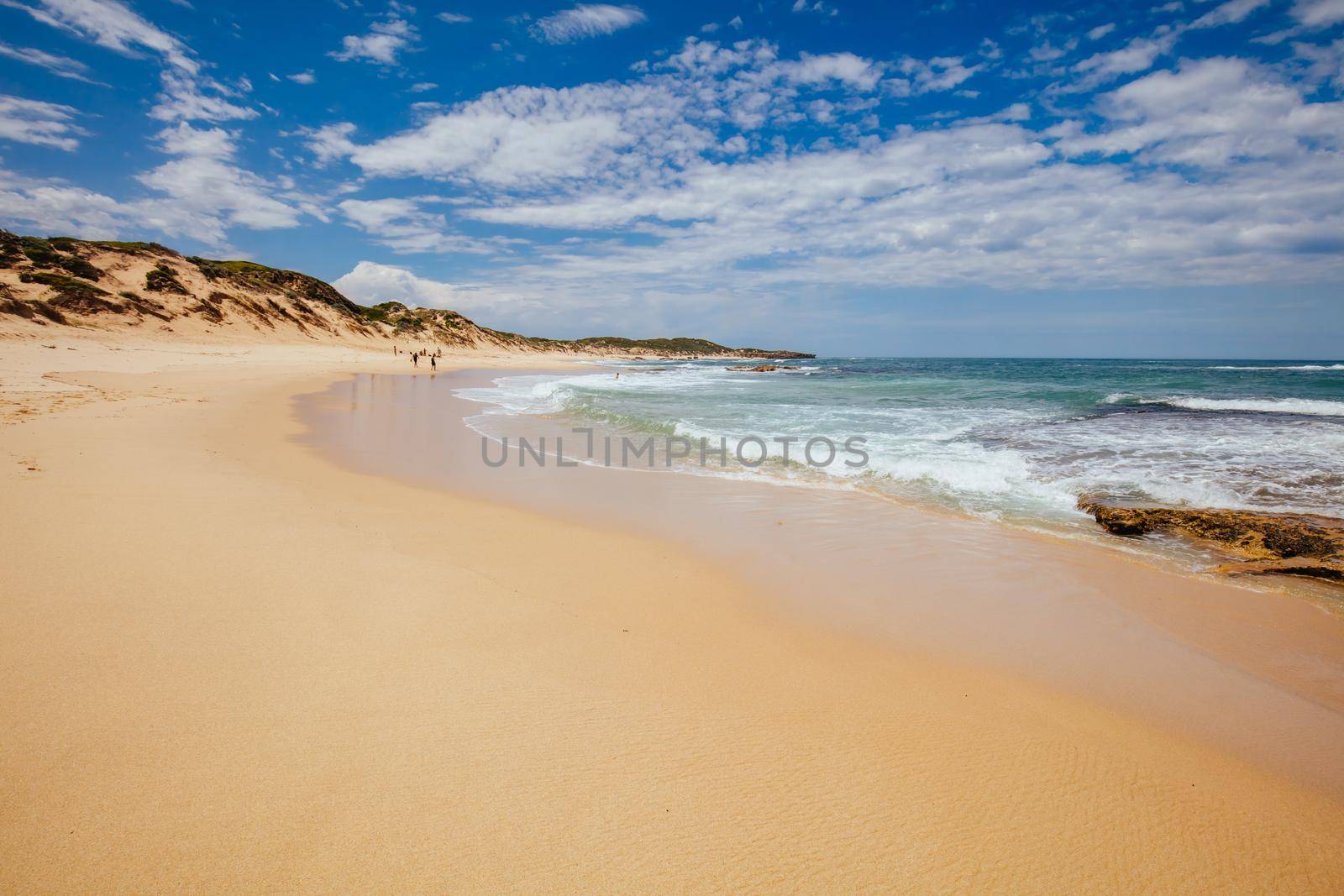 The idyllic Koonya Beach on a hot summer's day in Sorrento, Victoria, Australia