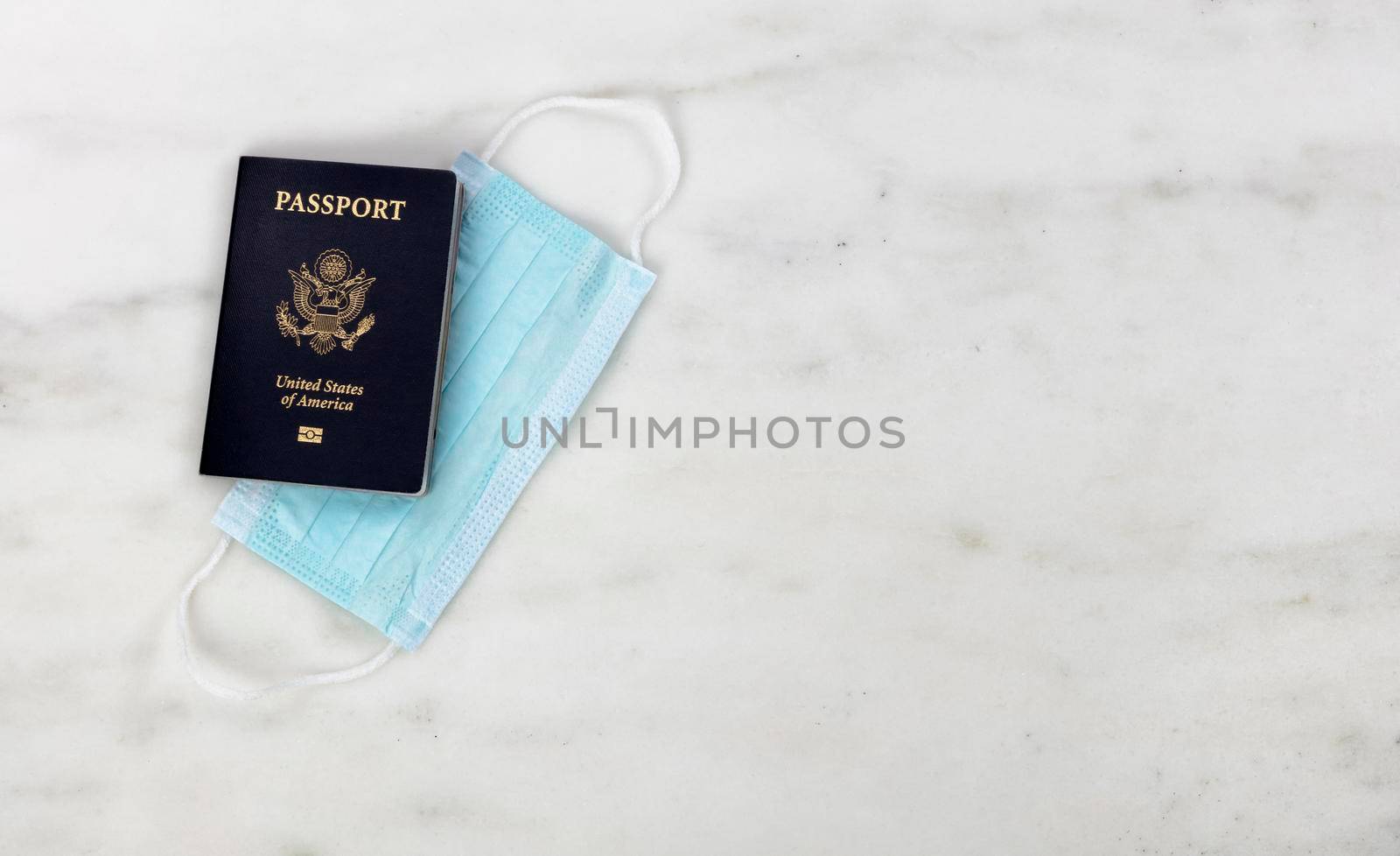 Travelling during the coronavirus pandemic with US passport and face mask  by tab1962