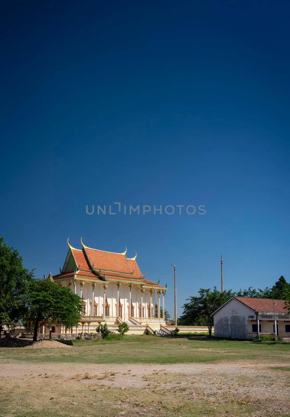 Wat Svay Andet Pagoda Kandal province near Phnom Penh Cambodia by jackmalipan