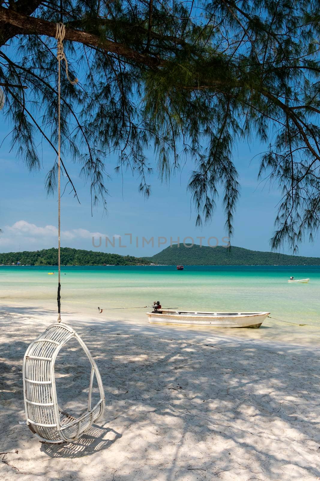 saracen Bay beach in Koh Rong Samloen island in Cambodia by jackmalipan