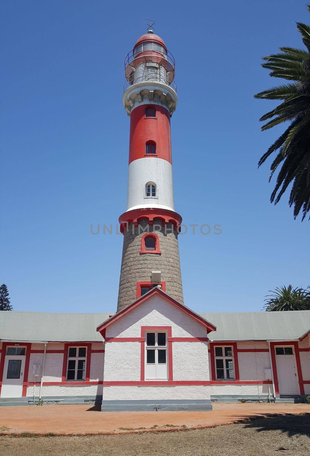 Lighhouse in Swakopmund a coastal city in Namibia