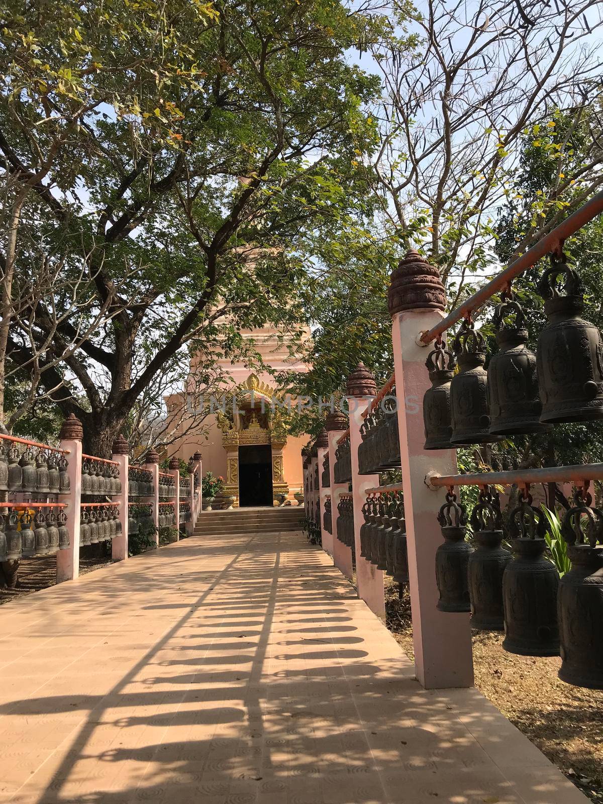 Buddhist temple in Phanom Sawai Forest Park Thailand

