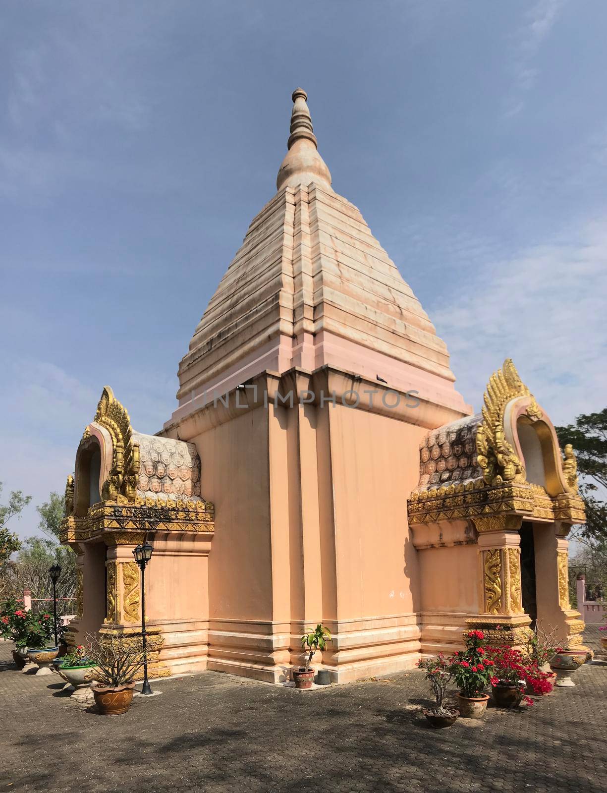 Buddhist temple in Phanom Sawai Forest Park Thailand

