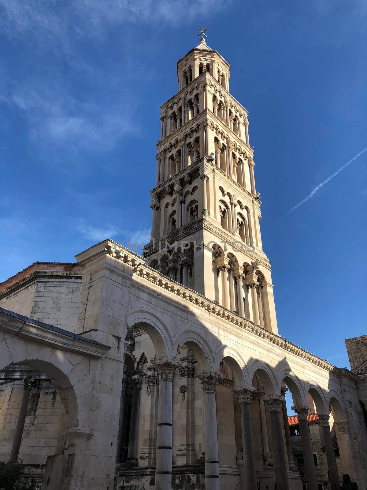 Cathedral and Bell Tower of St. Domnius in Split Croatia