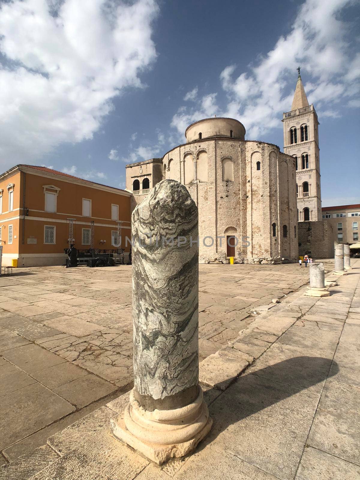 The Roman Forum in Zadar Croatia