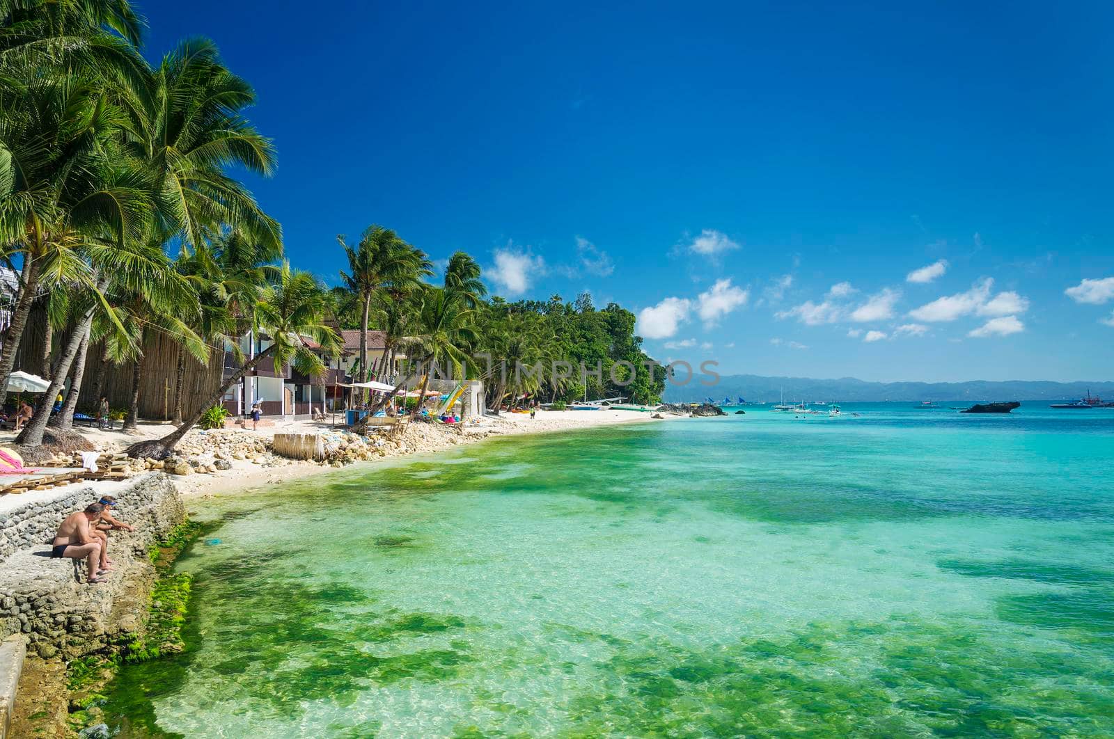 diniwid tropical beach in boracay philippines by jackmalipan