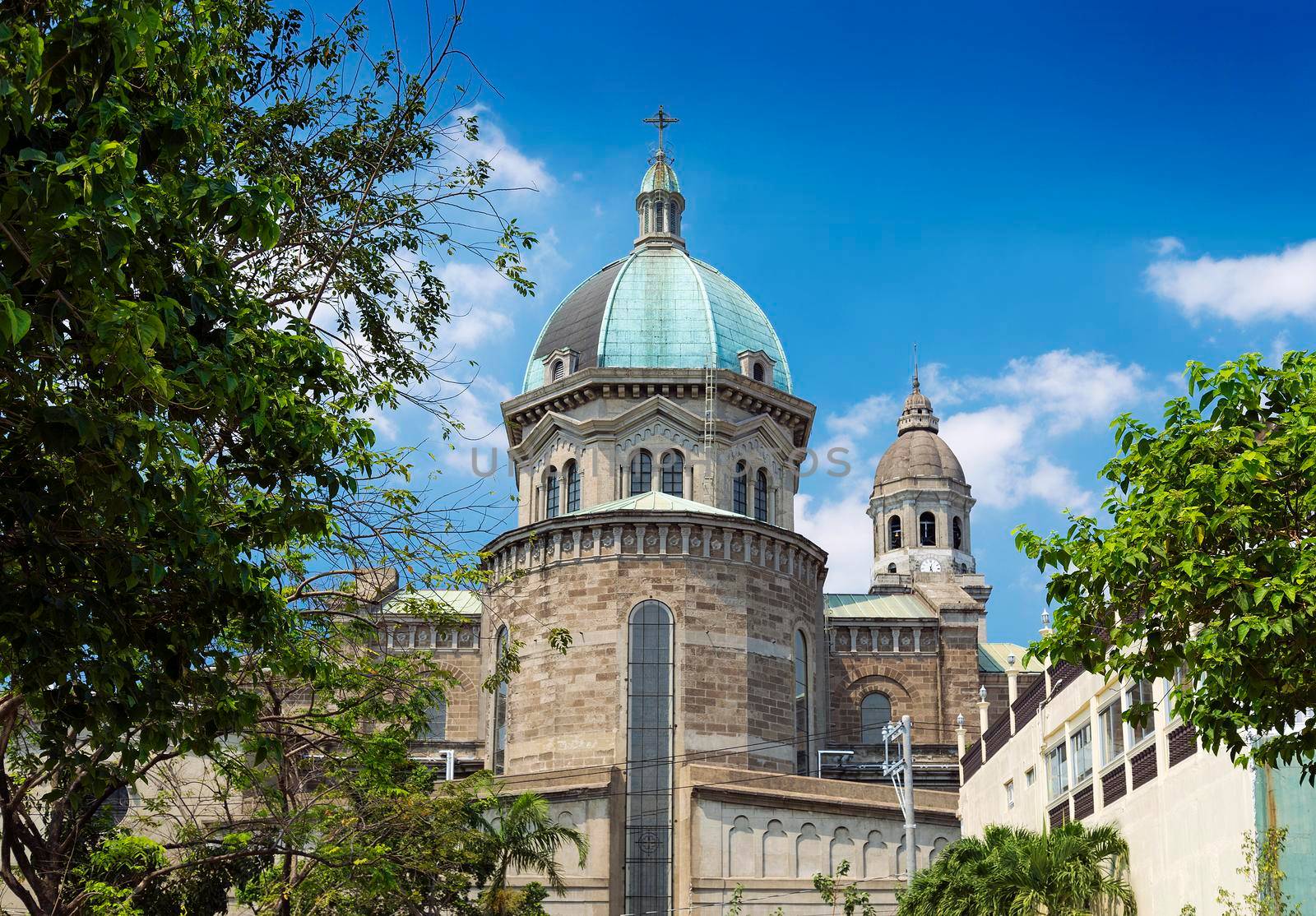 manila cathedral in phillipines by jackmalipan