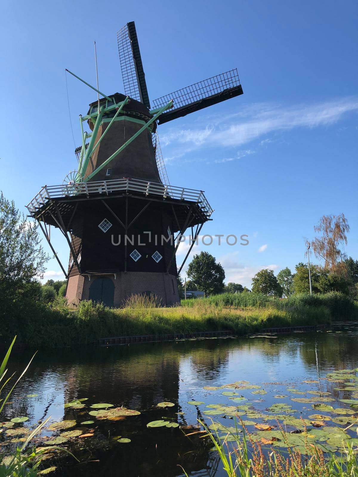 Penninga’s windmill in Joure Friesland The Netherlands