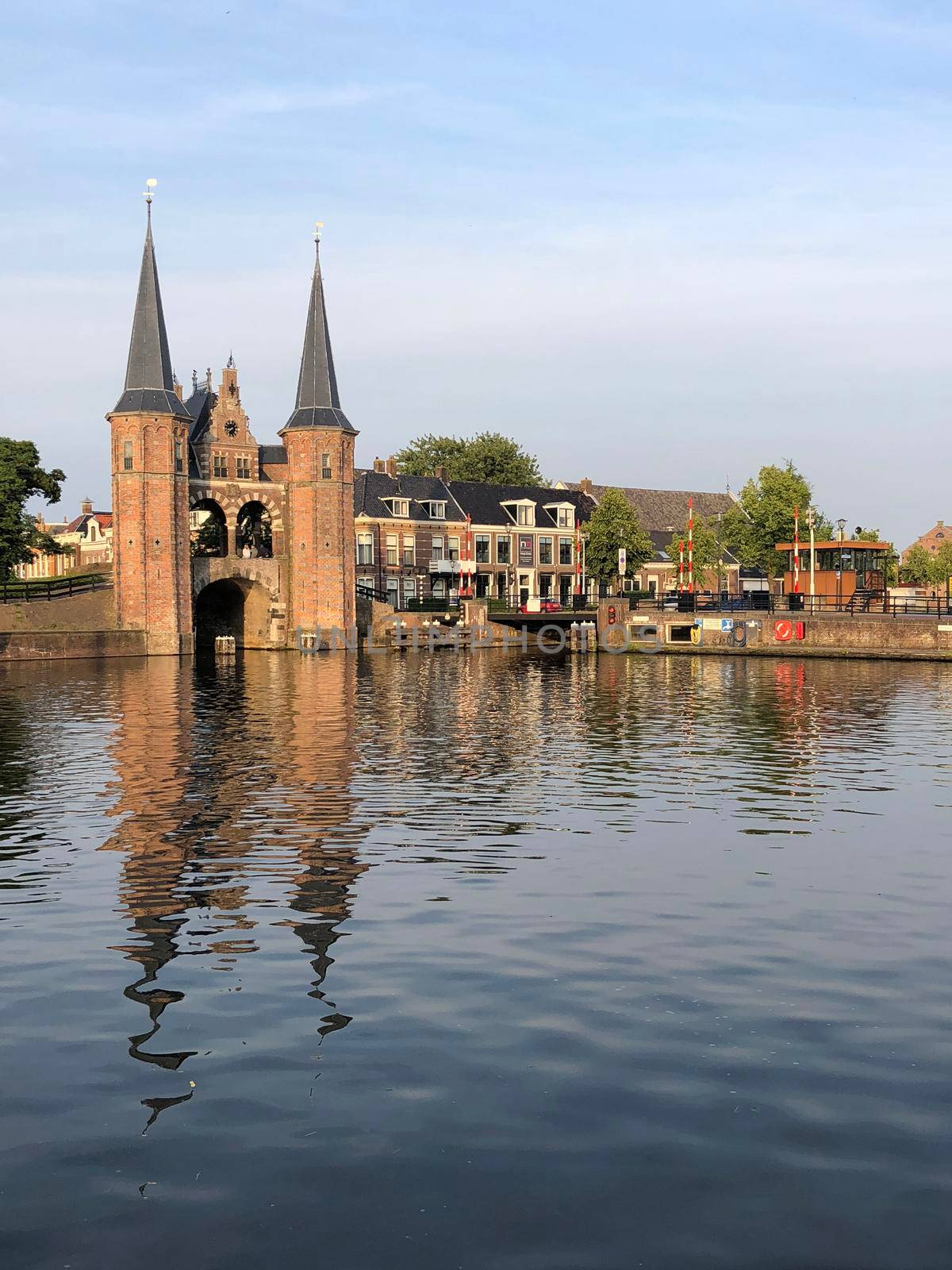 The waterpoort in Sneek, Friesland The Netherlands