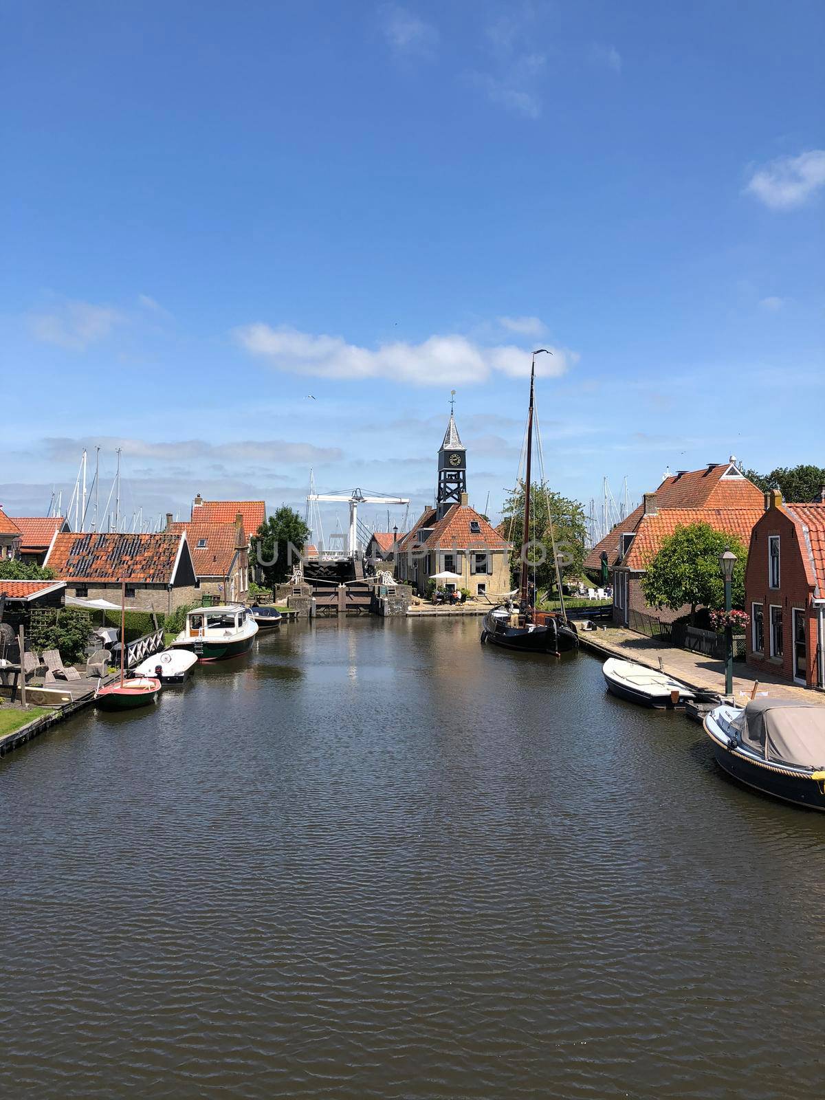 The city Hindeloopen, Friesland The Netherlands
