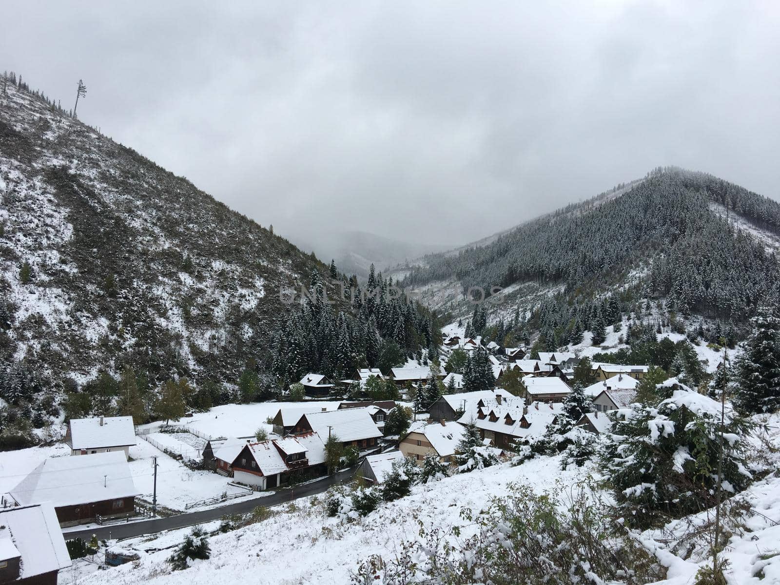 Nizna Boca village in Slovakia