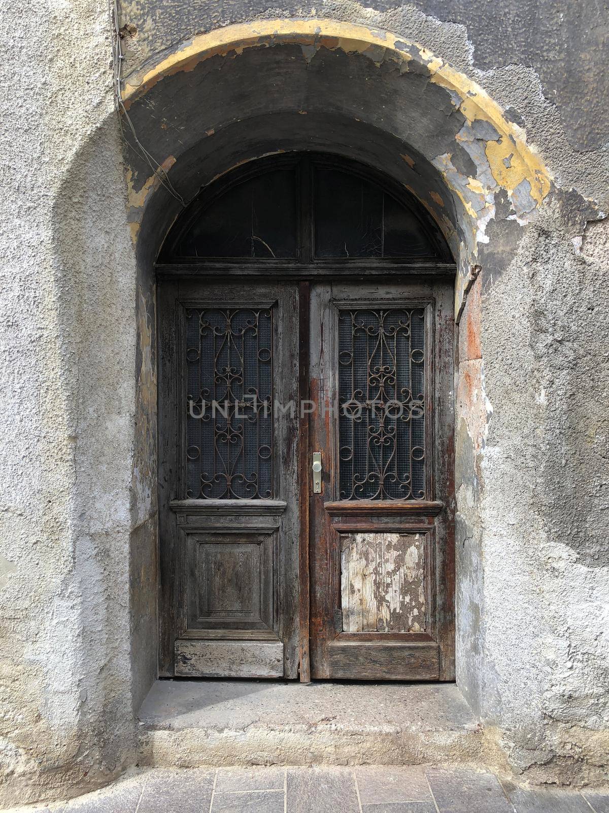 Old door in Ljubljana Slovenia