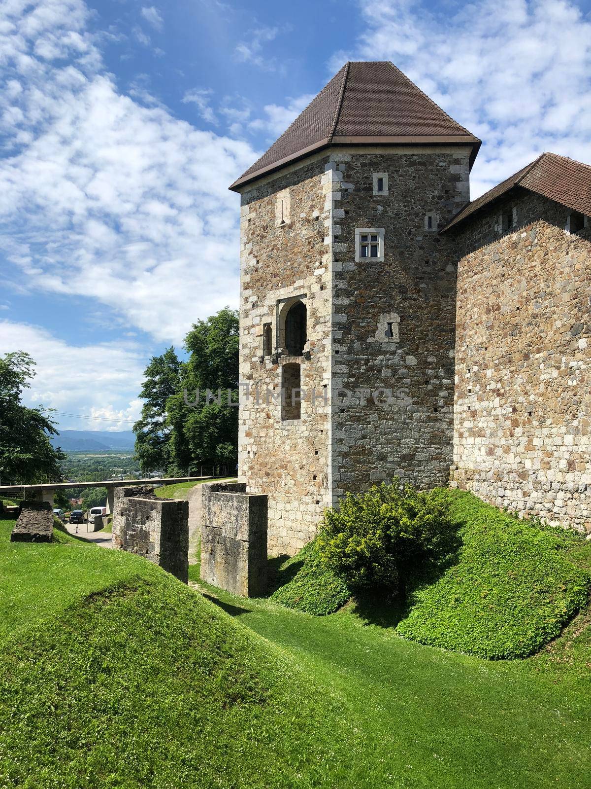 The Ljubljana Castle in Ljubljana Slovenia