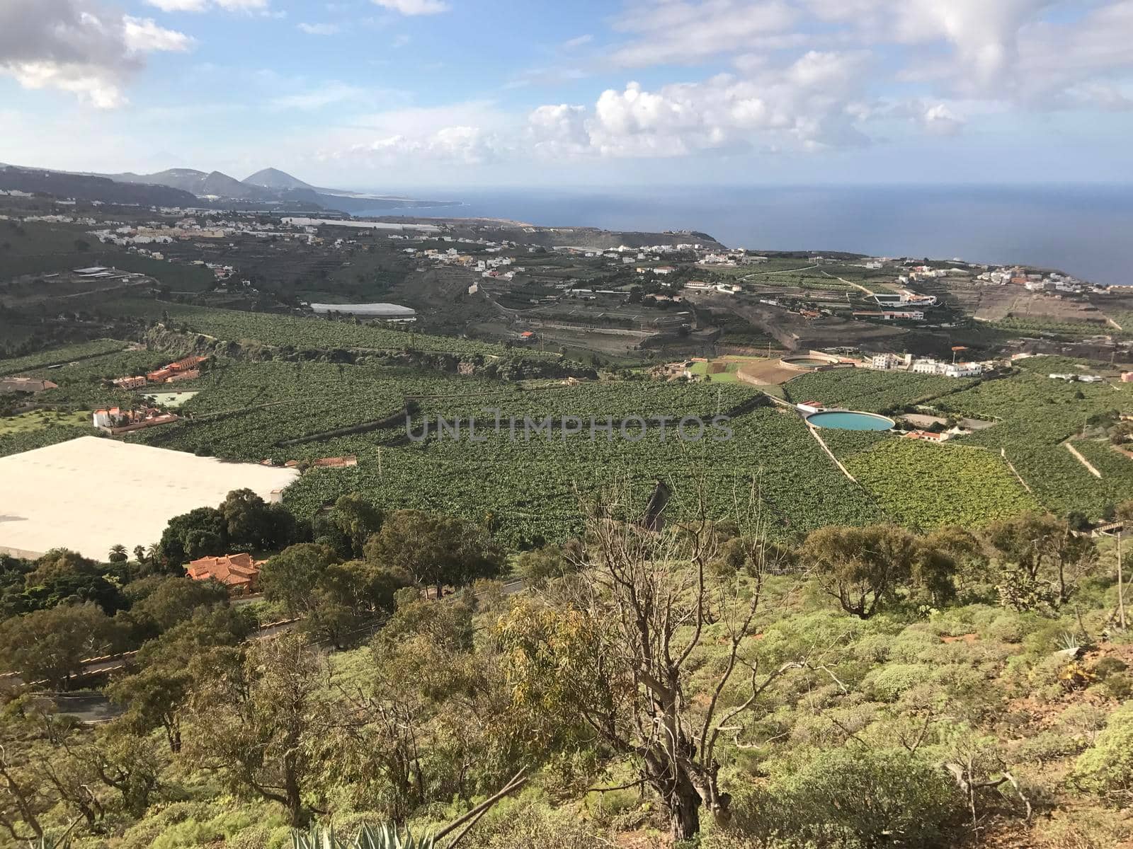 View from mount Arucas in Gran Canaria