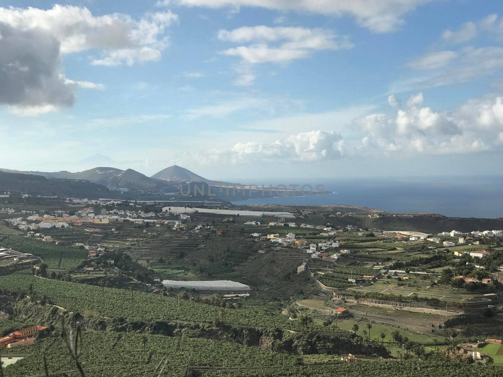 View from mount Arucas in Gran Canaria