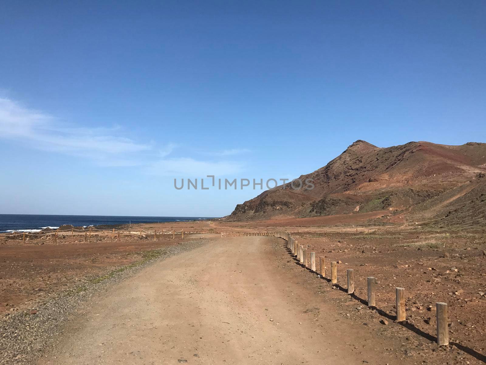 Road at La Isleta in Las Palmas Gran Canaria

