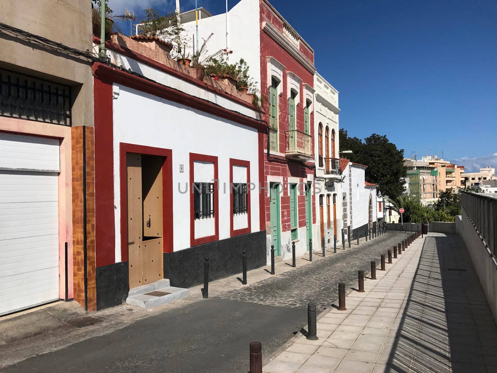 Street in the old town of Las Palmas by traveltelly