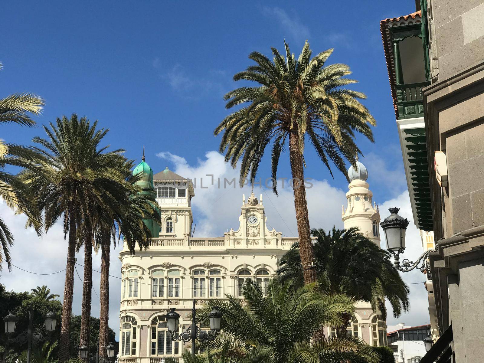 Gabinete Literario at Plaza de Cairasco Las Palmas Gran Canaria Canary Islands Spain
