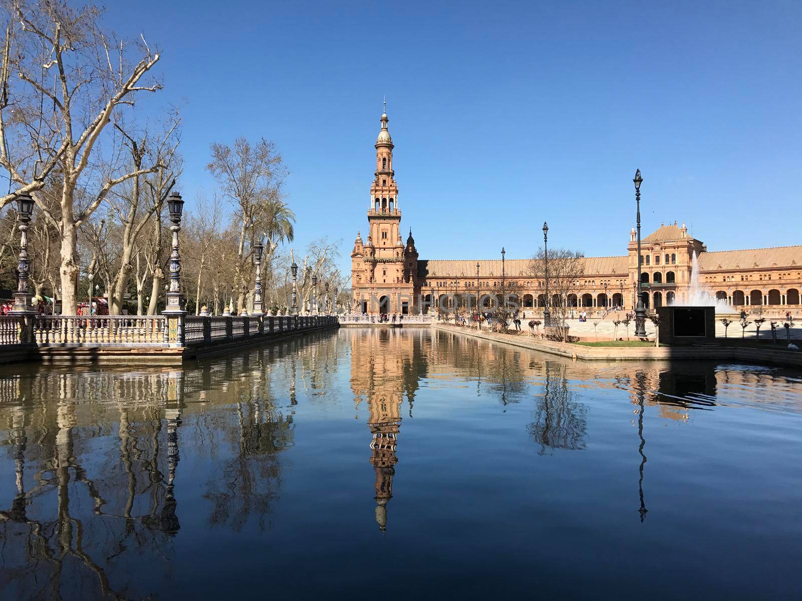 Plaza de Espana in Seville Spain