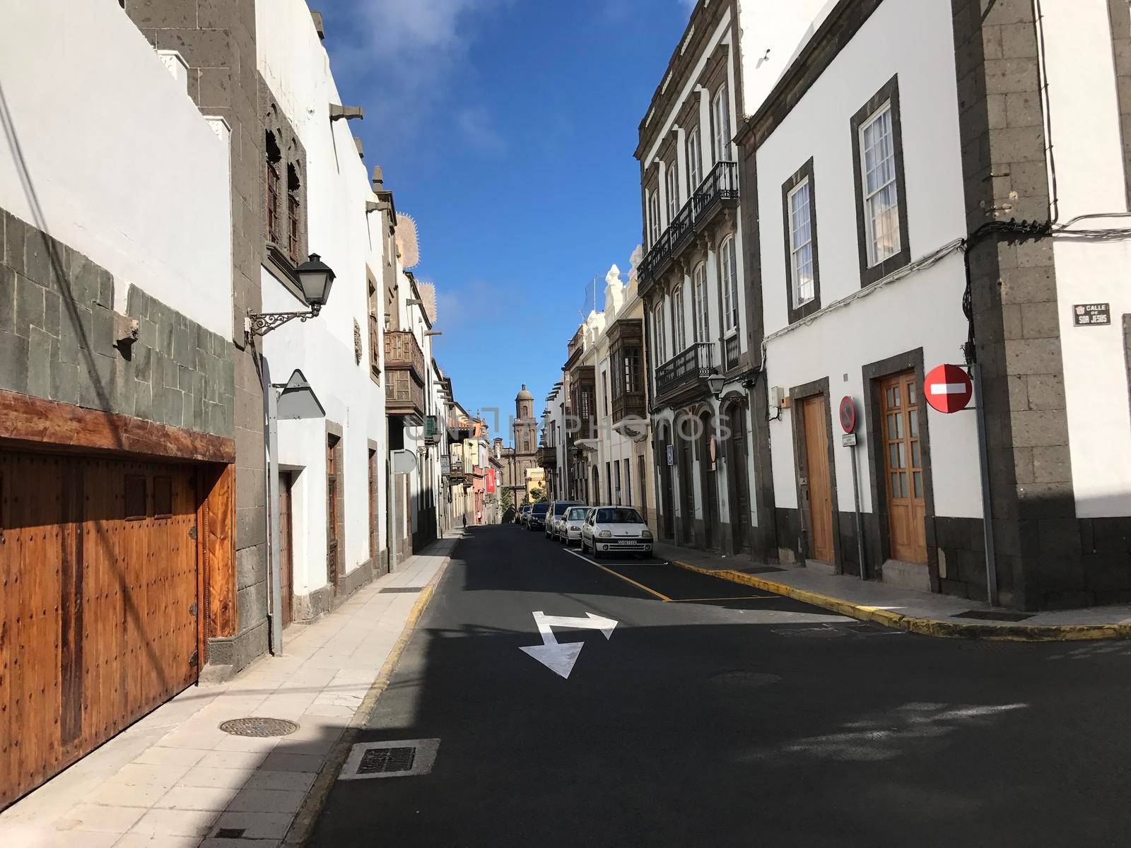 In the streets of Las Palmas Gran Canaria Canary Islands Spain