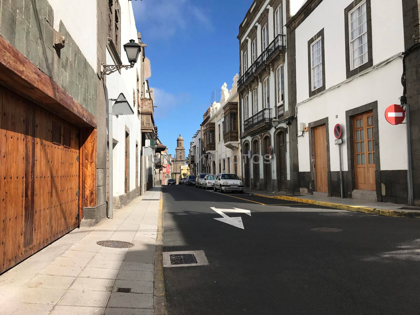 In the streets of Las Palmas Gran Canaria Canary Islands Spain