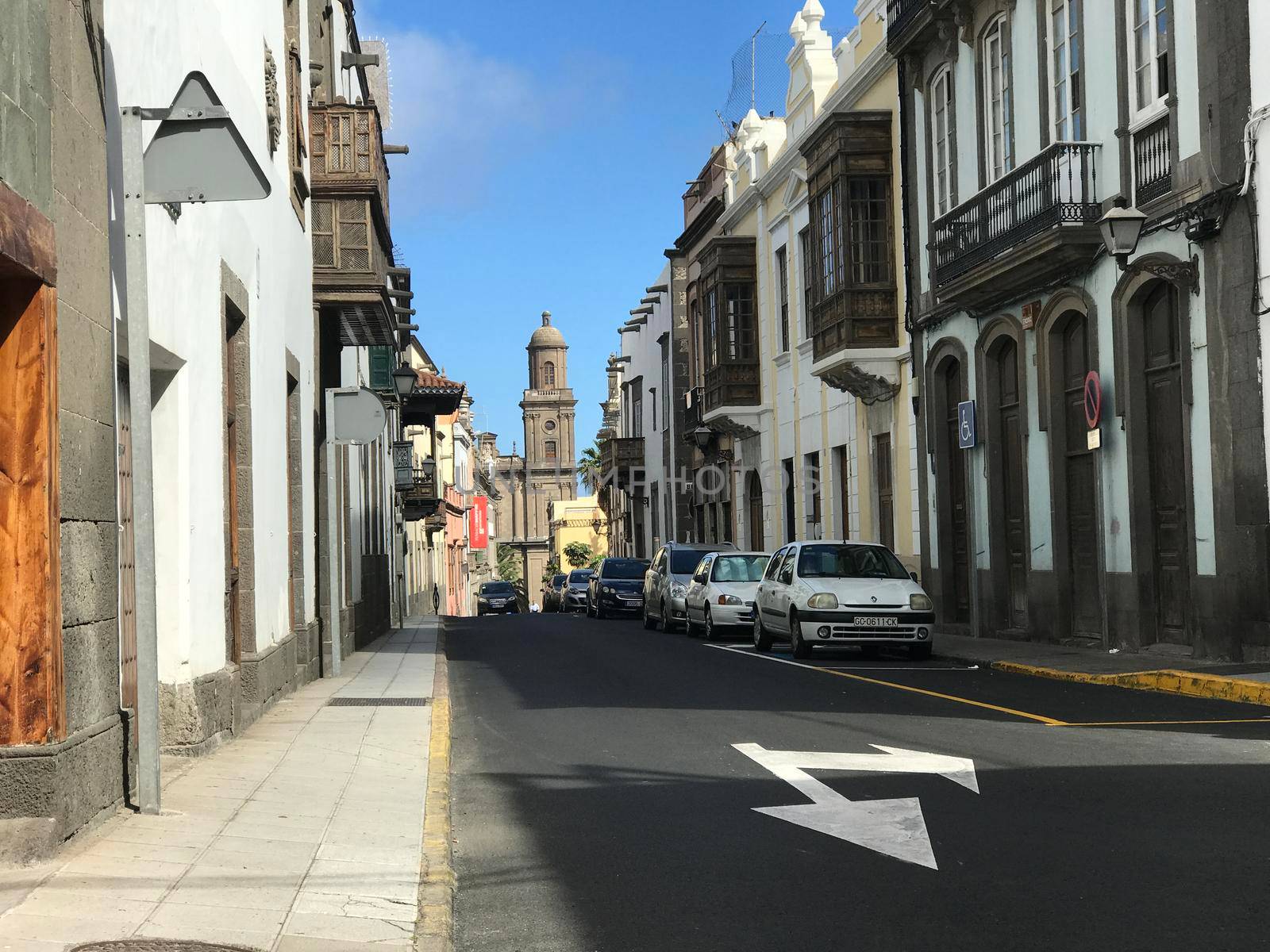 In the streets of Las Palmas Gran Canaria Canary Islands Spain