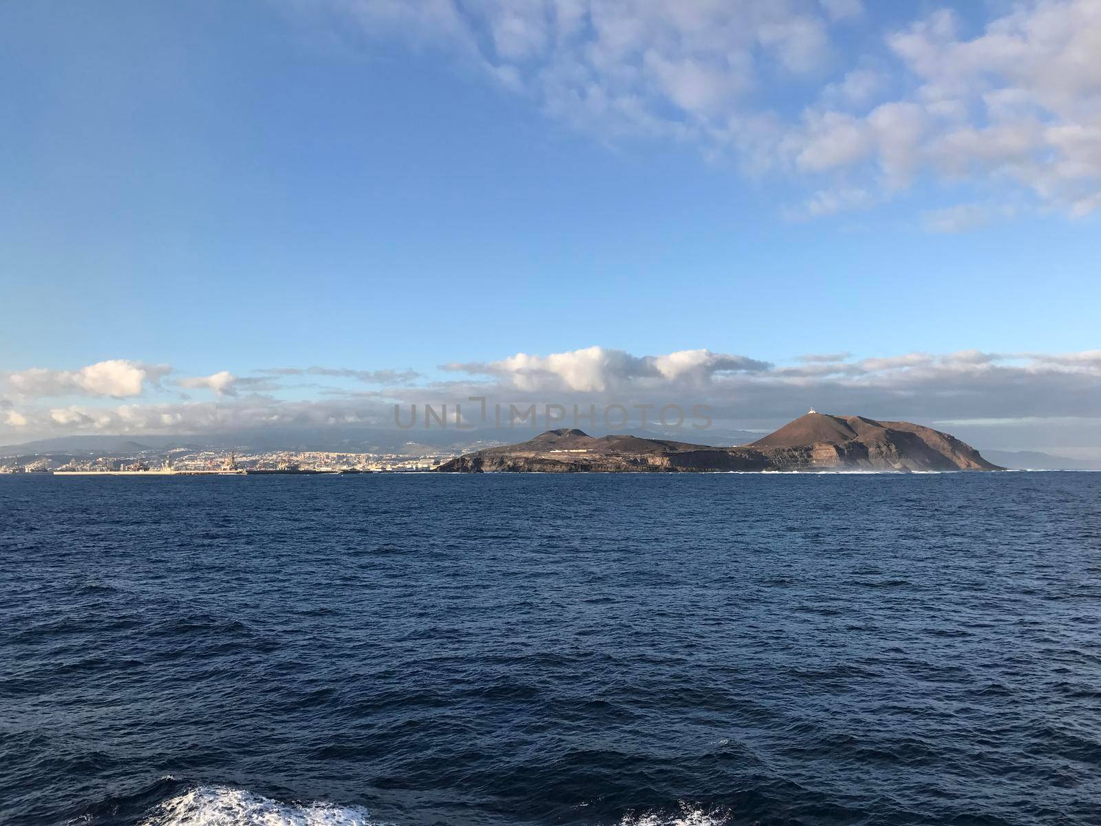 Gran Canaria seen from sea