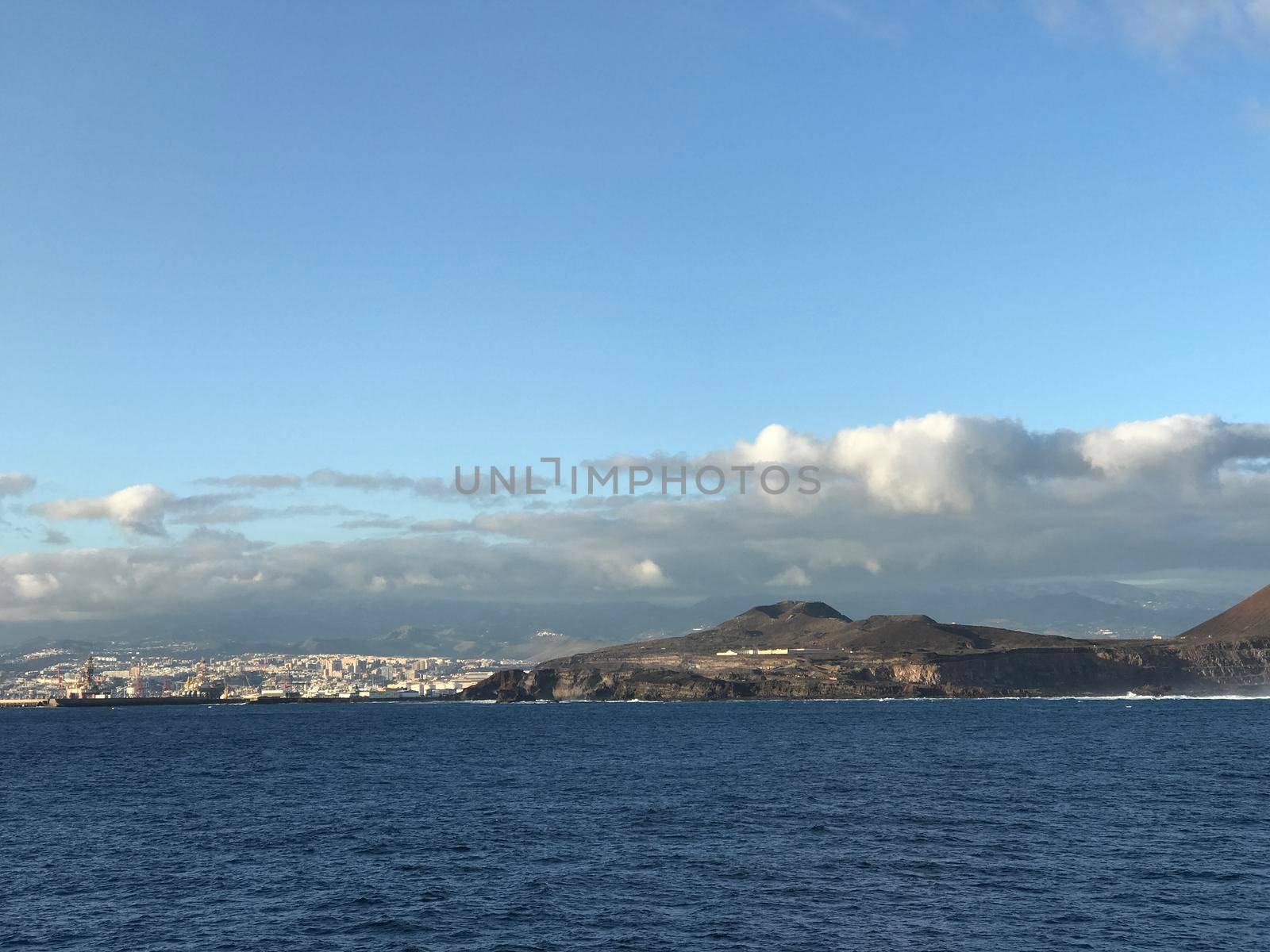 Gran Canaria seen from sea