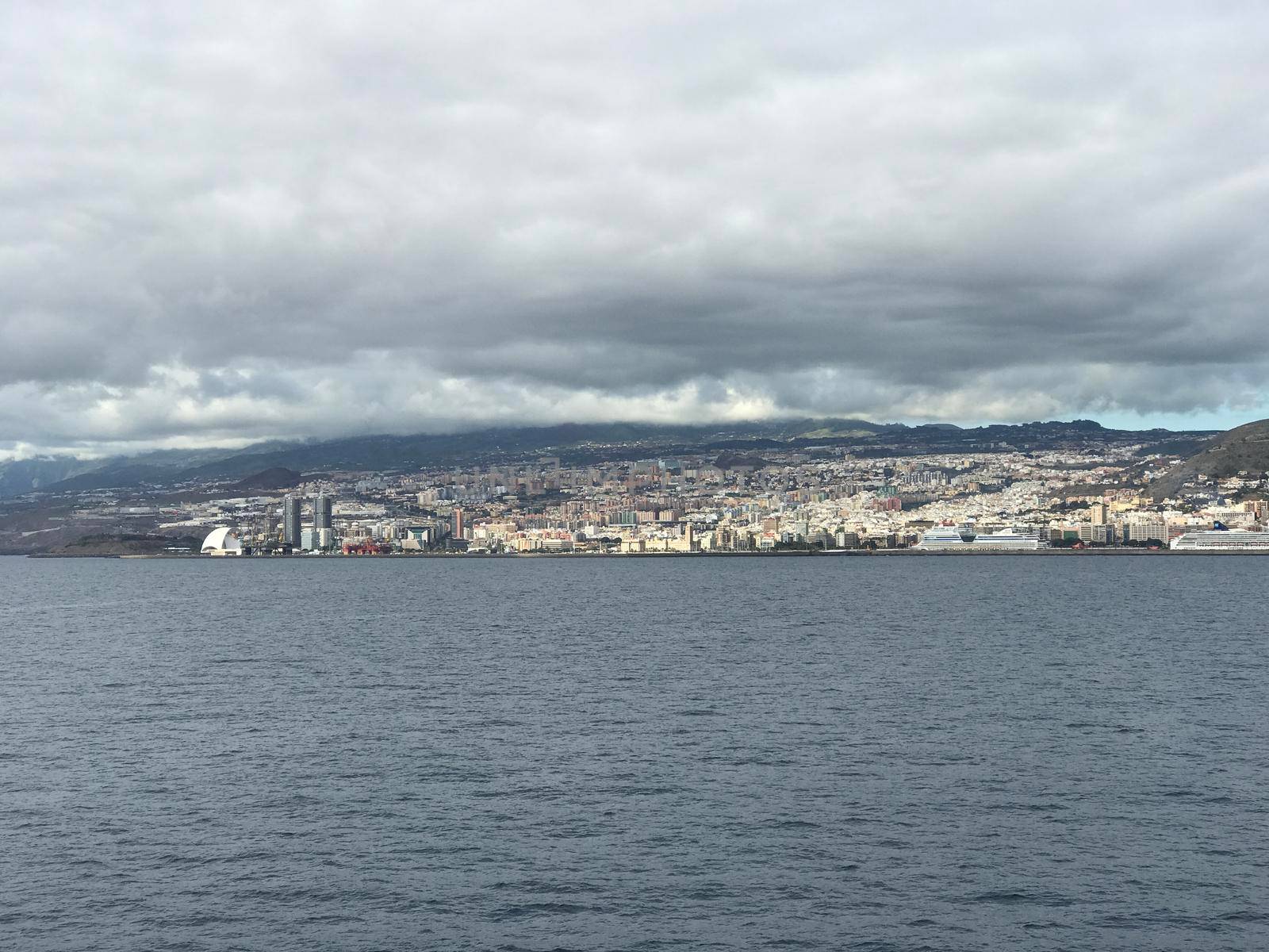 Skyline from Santa Cruz Tenerife Canary Islands