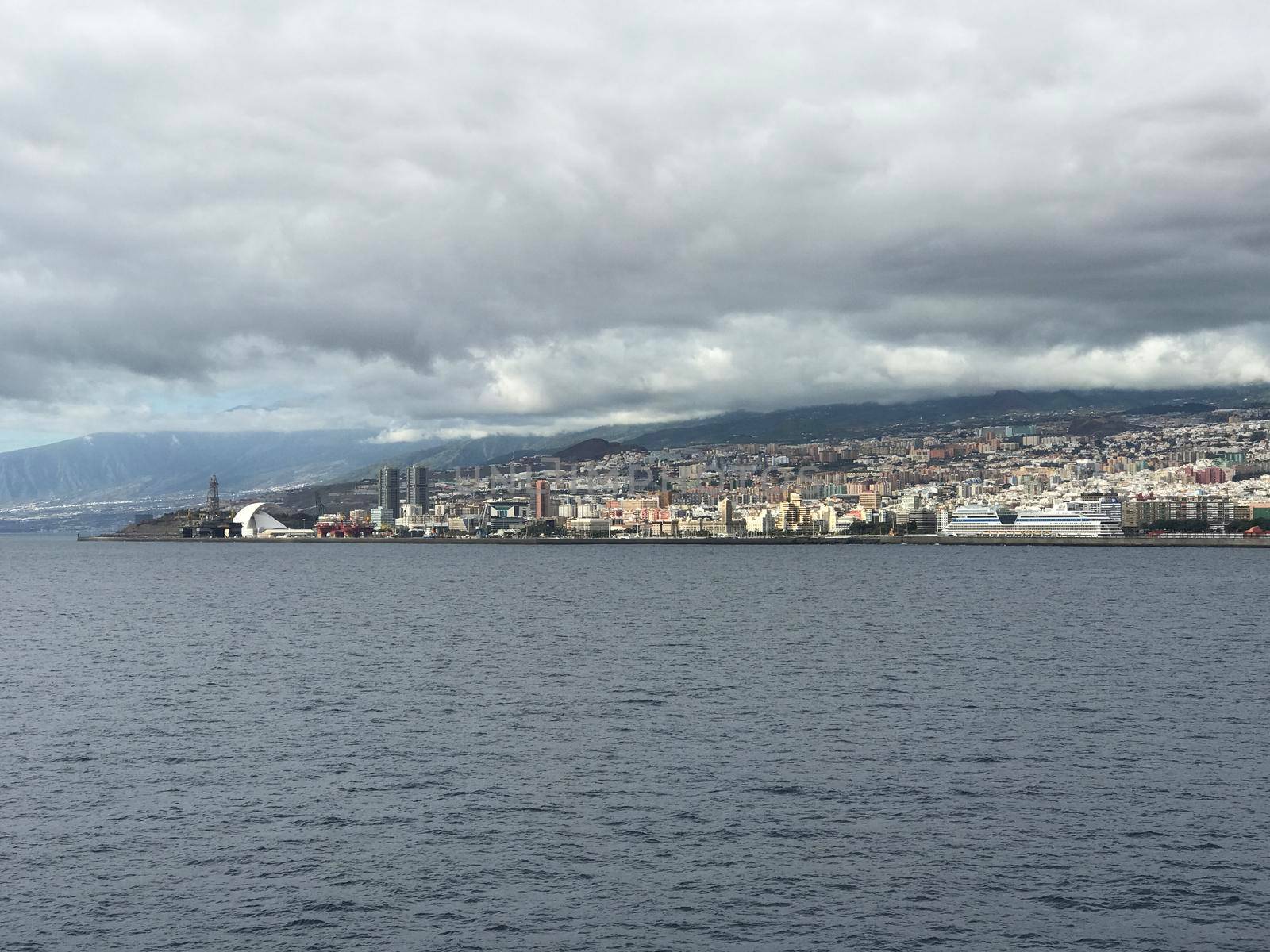 Skyline from Santa Cruz Tenerife Canary Islands